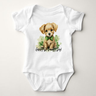 Body T-shirt corps de chiot pour la Saint-Patrick - Joy