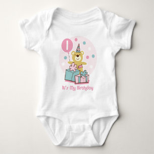 Body T-shirt d'anniversaire d'ours de nounours ęr