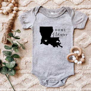 Body T-shirt de l'État de Louisiane fait à la maison
