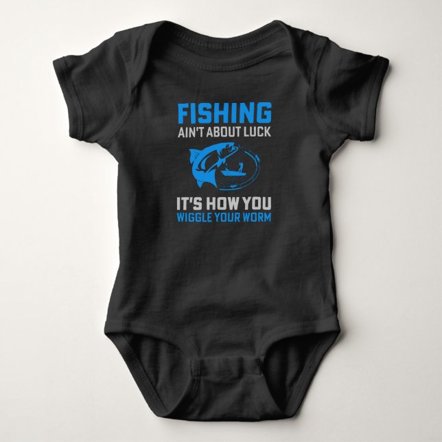 Body T-shirt de pêche amusant (Devant)
