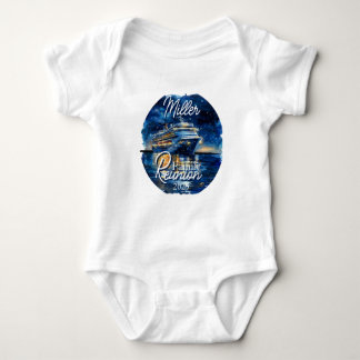 Body T-shirt de réunion famille de bateau de croisière 