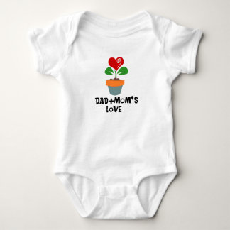 Body T-shirt de salopette de bébé de famille de boîte