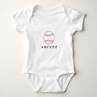 Body T-Shirt de sport drôle et hilarant de soccer baseb