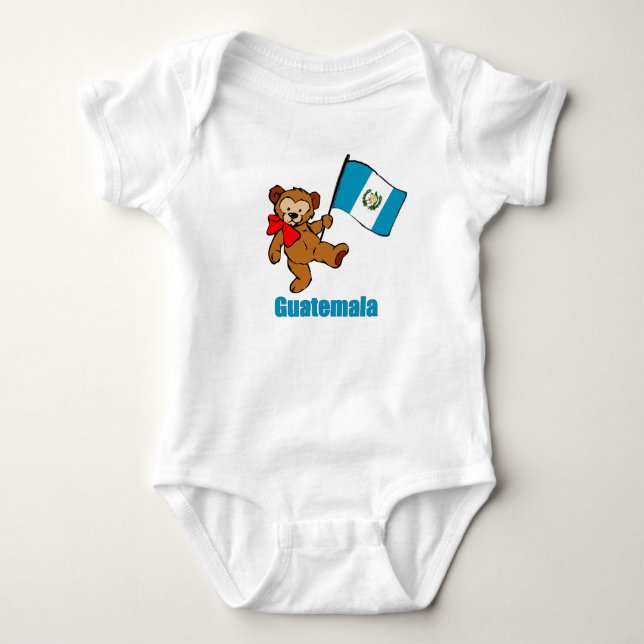Body T-shirt d'ours de nounours du Guatemala (Devant)