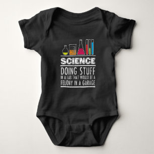 Body T-shirt drôle de chimie de la Science pour des