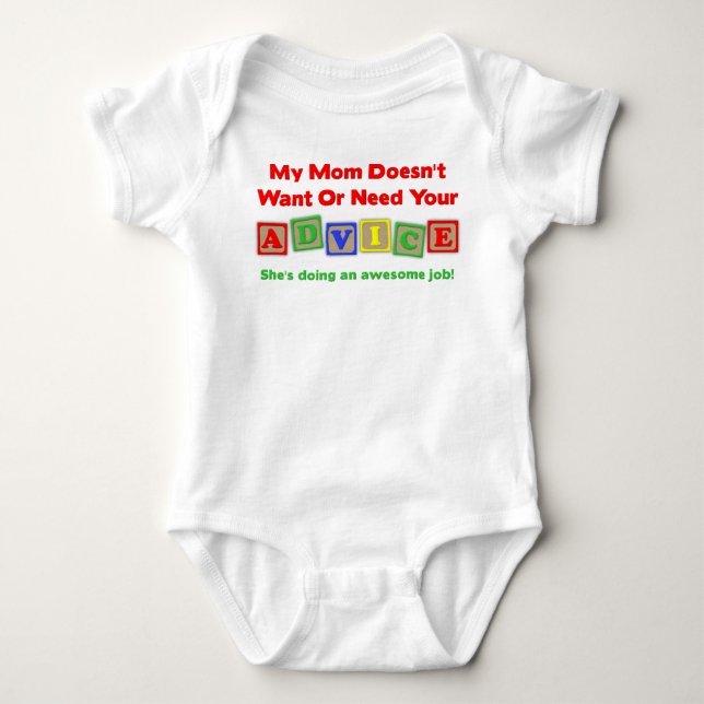 Body T-shirt drôle de plante grimpante de conseil (Devant)