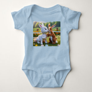 Body T-Shirt Egg-citant Bunny Brigade : Un Dessin Exvoy