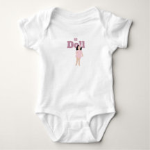 T-Shirt en forme de poupée pour bébé