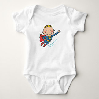 Body T-shirt enfant volant Superhero de dessin animé