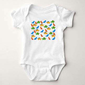 Body T-Shirt Enfants Garçons Dinosaur Collage