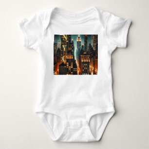 Body T-Shirt Graphique pour Tout-Petit de NYC – Ville d