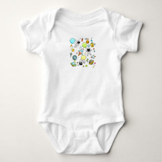 Body T-shirt imprimé pour bébé Costume de corps