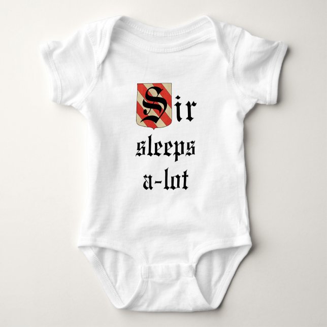 Body T-Shirt jersey "Sir Sleeps-a-lot" (Devant)