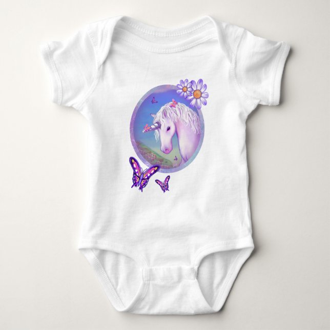 Body T-shirt paradis violet (Devant)