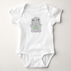 Body T-Shirt pour bébé en peluche vert