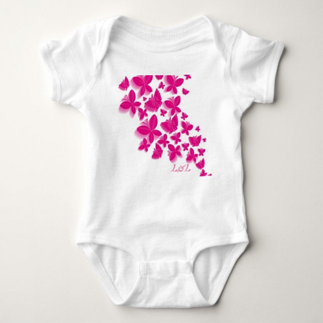 Body T-shirt pour bébé fille (Devant)