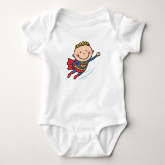 Body T-shirt pour garçon enfant super-héros de dessin a