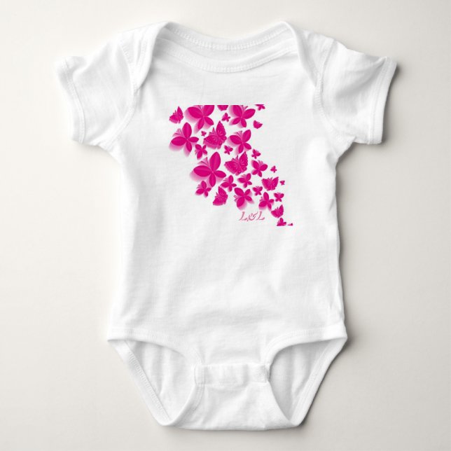 Body T-shirt pour petite fille (Devant)