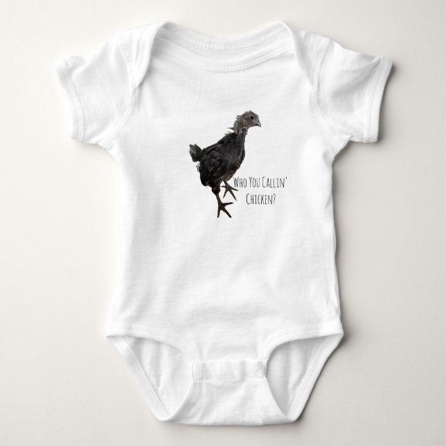 Body T-shirt Qui Poulet (Devant)