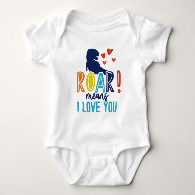 Body T-Shirt ROAR avec amour - Dino Kids' Tee (Devant)