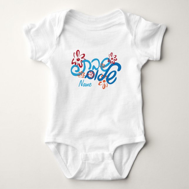 Body T-shirt Shabbat Shalom (Devant)