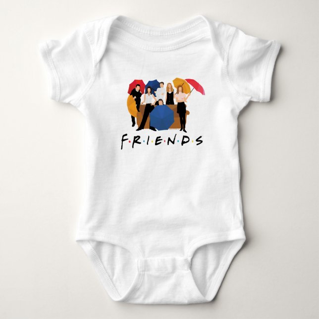Body T-shirt Silhouette pour personnage FRIENDS™ (Devant)