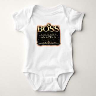 Body T-Shirt Typographie Boss King Or | Premium