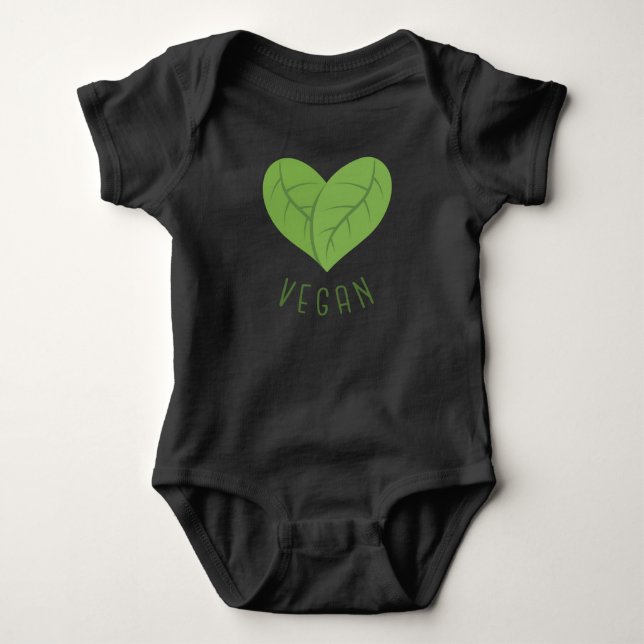 Body T-shirt VEGAN LOVE (Devant)