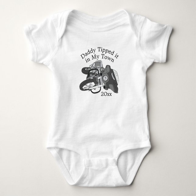 Body T-shirt vélo moto (Devant)