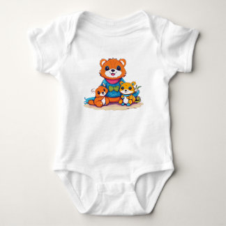 Body T-shirtCostume bébé adorable avec animal mignon