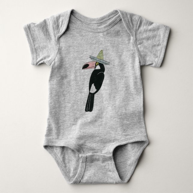 Body Taco à propos d'amour | Toucan Sombrero (Devant)