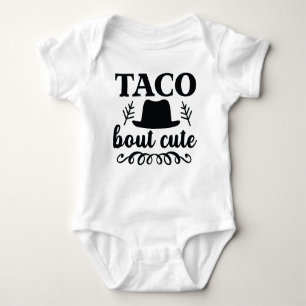 Body "taco bout mignon" drôle de costume de bébé