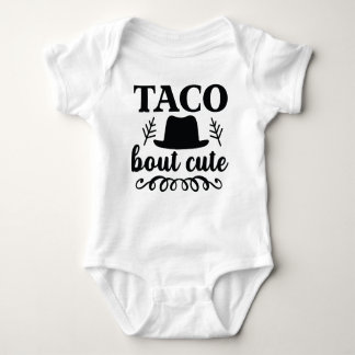 Body "taco bout mignon" drôle de costume de bébé