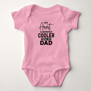 Body Tante drôle glacière papa filles bébé Bodysuit