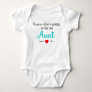 Body Tante Pregnancy Announcement Personalized