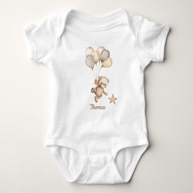 Body Teddy Bear Bear Bear Baby Bodysuit (Devant)
