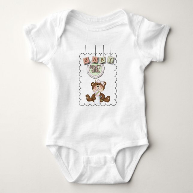 Body Teddy Bear Blocks & Balloon Shirt (Devant)