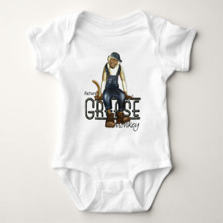 Body Tee - shirt de bébés de mécanique de singe de