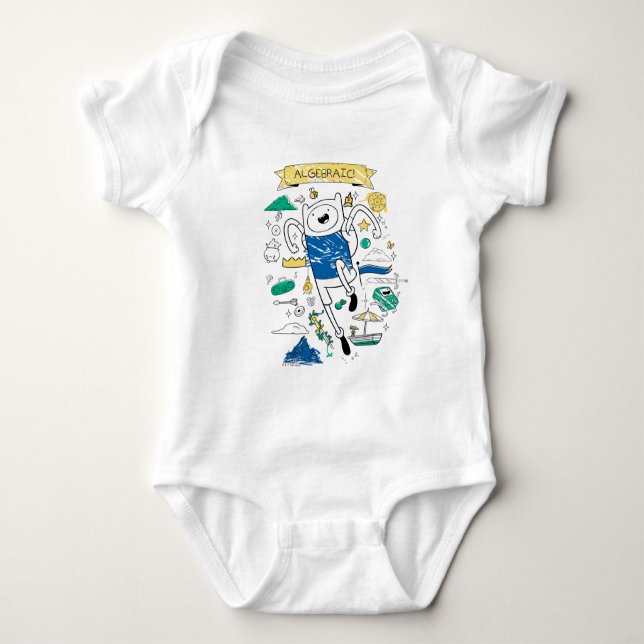 Body Temps d'aventure | T-shirt "Algebraic" Finn Sketch (Devant)