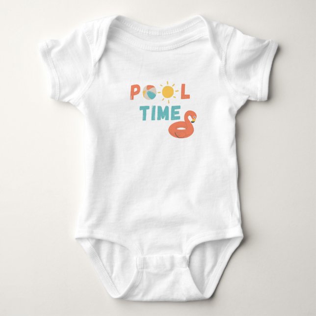 Body temps de la piscine. Costumes pour bébés et pièces (Devant)