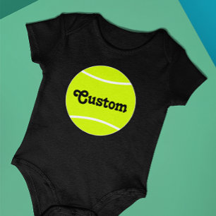 Body Tennis Ball Custom Texte Tennis Costume bébé