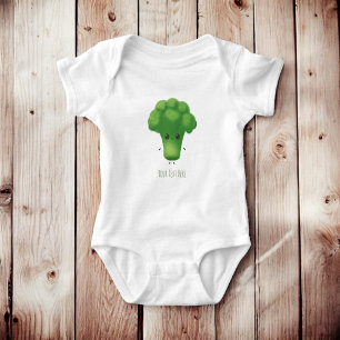 Body Tenue de bébé personnalisé avec nom de brocoli