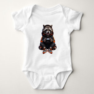 Body Tenue de gym adorable pour bébé raton laveur – Pet