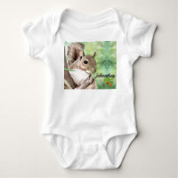 Tenue pour bébé neutre écureuil