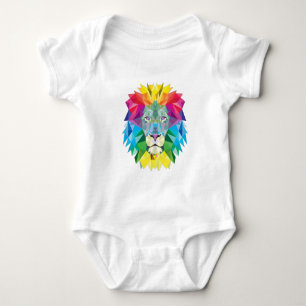 Body Tête de lion géométrique