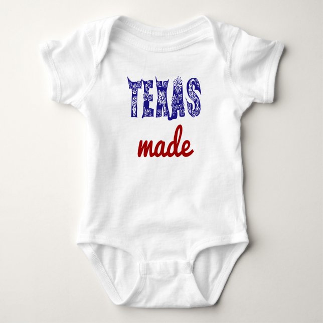 Body Texas Made Baby Une Pièce (Devant)