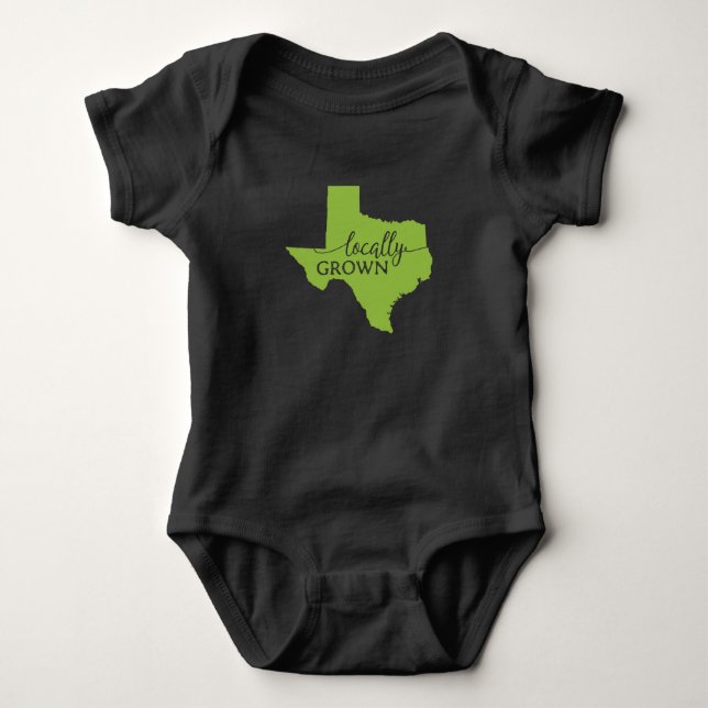 Body Texas State Bodysuit, Cultivé localement au Texas (Devant)