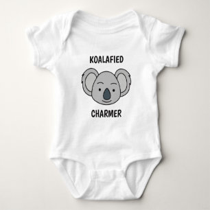 Body Texte personnalisé mignon koala drôle garçon uniqu