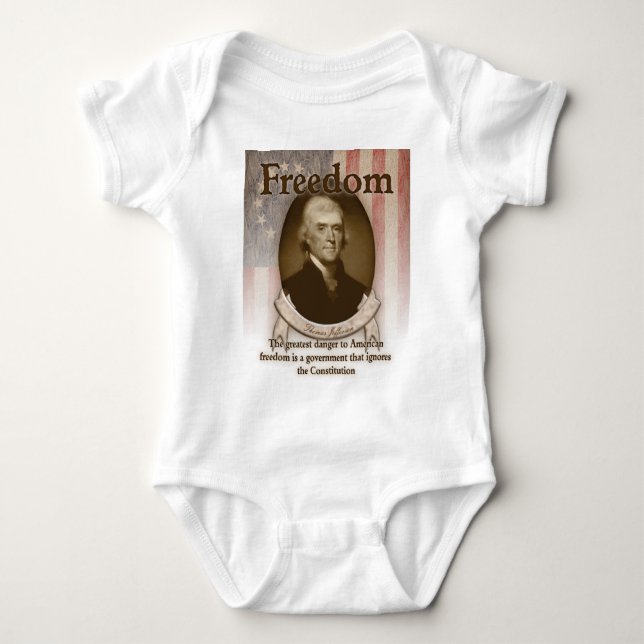 Body Thomas Jefferson - liberté (Devant)