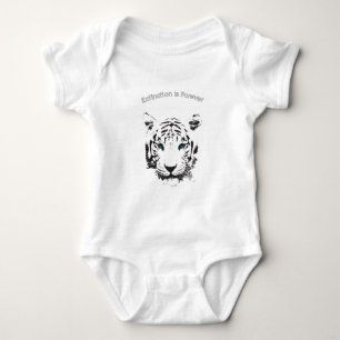 Body Tigre blanc aux yeux bleus